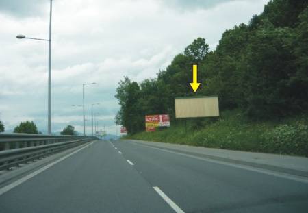 801101 Billboard, Žilina - Strážov (Hričovská, E50, medzinárodná komunikácia)