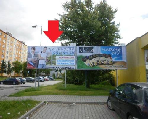 131033 Billboard, Bánovce nad Bebravou (ul.Svätoplukova/ Hronského)